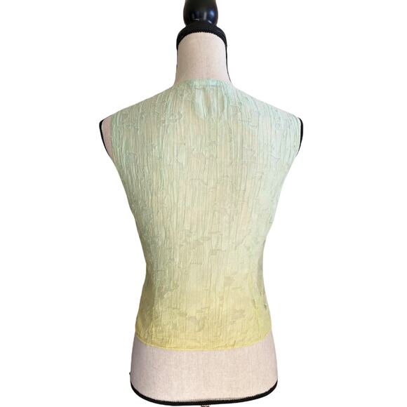 Christian Cota Spring 2012 Designer Hand Dyed Sample Blouse - Picture 6 of 16